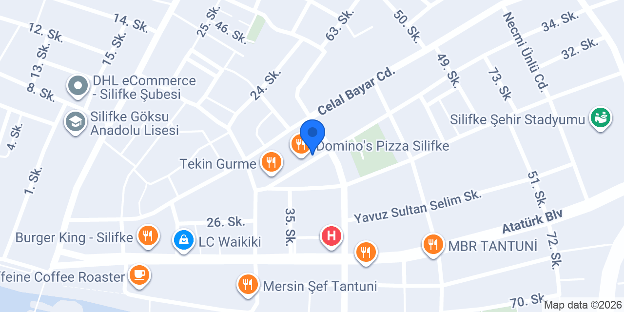 Silifke Tesisat konumu