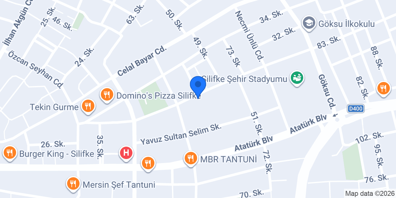 Atatürk Ortaokulu konumu