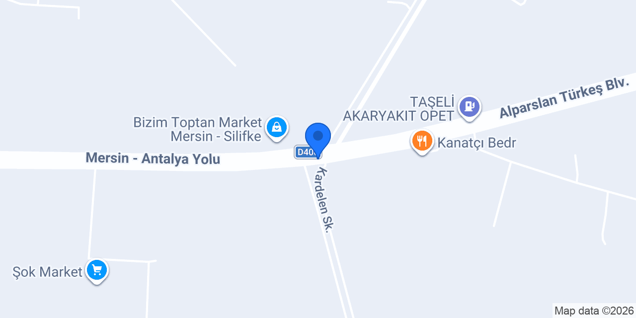 Silifke fidancılık konumu