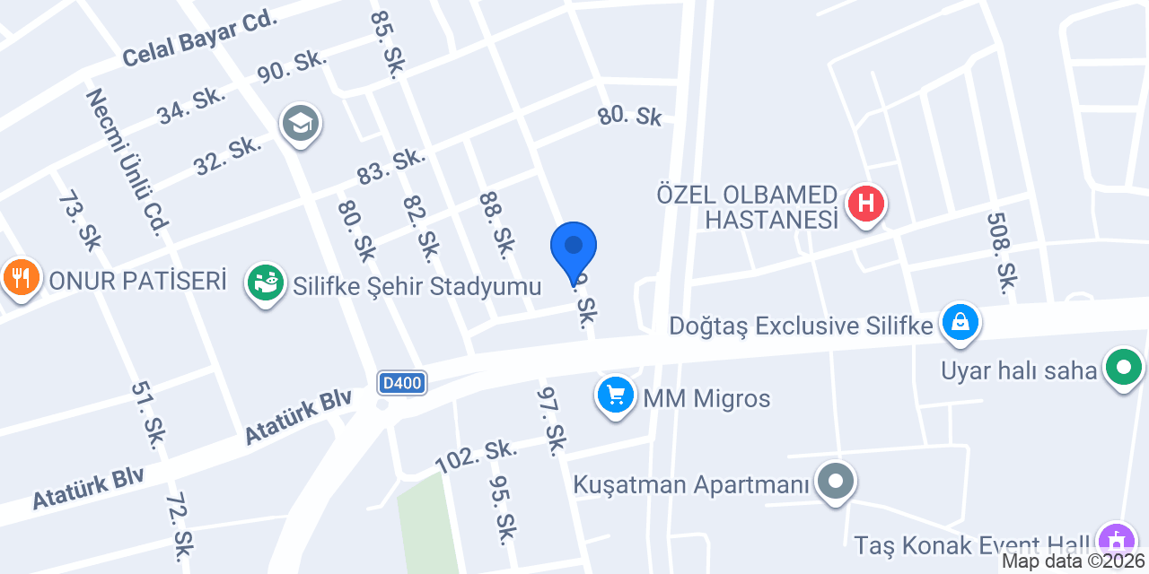 Şef Kurşun Restoran konumu