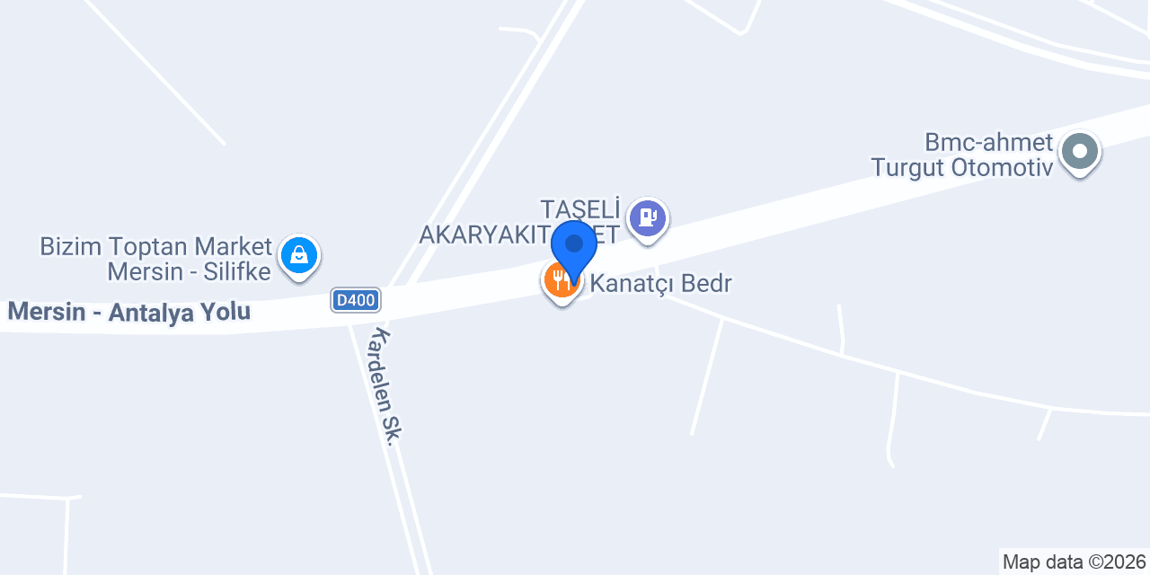 Kanaroğlu Silifke Opet konumu