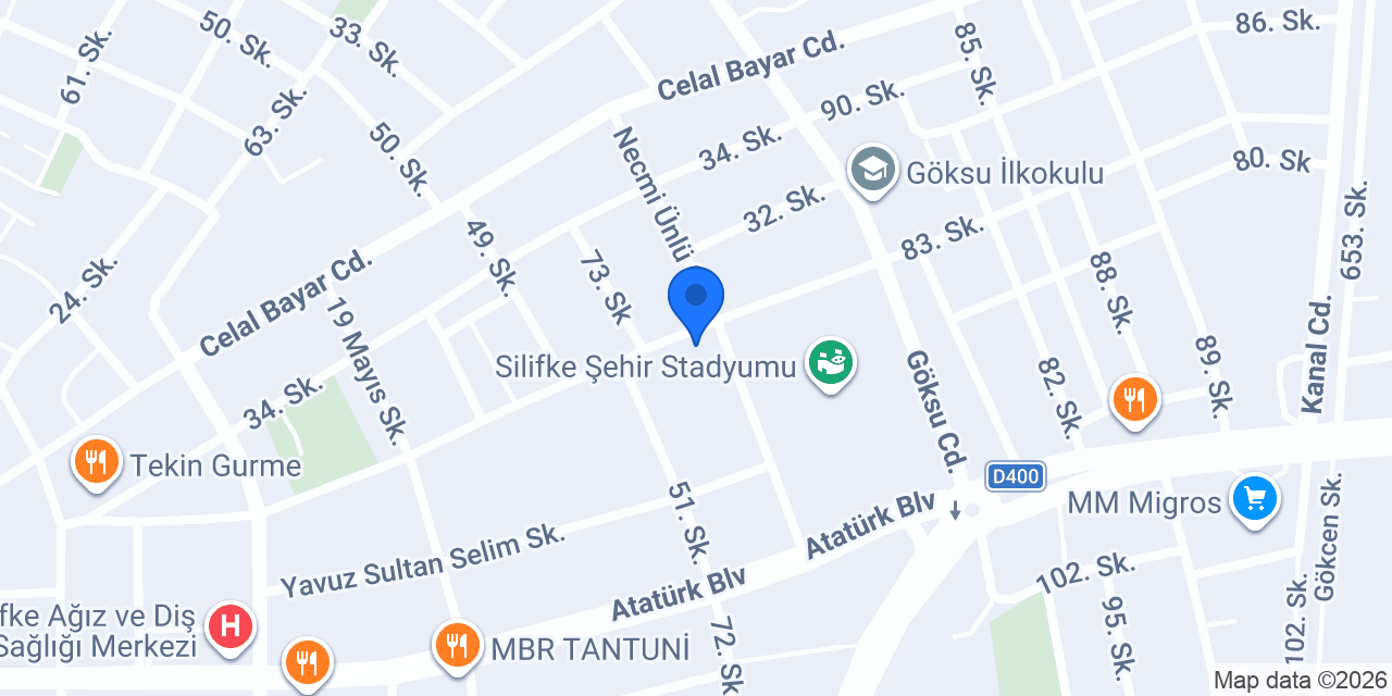 AYAZ RENT A CAR konumu