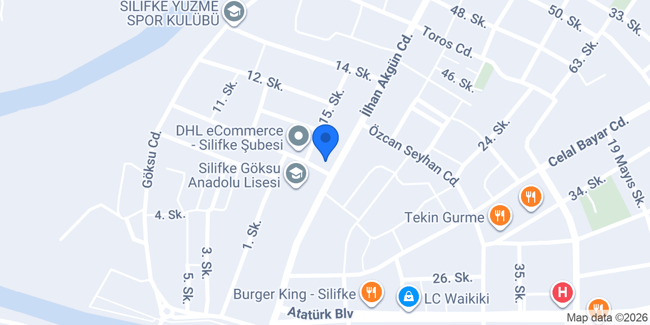 Selefkos Veteriner Kliniği konumu