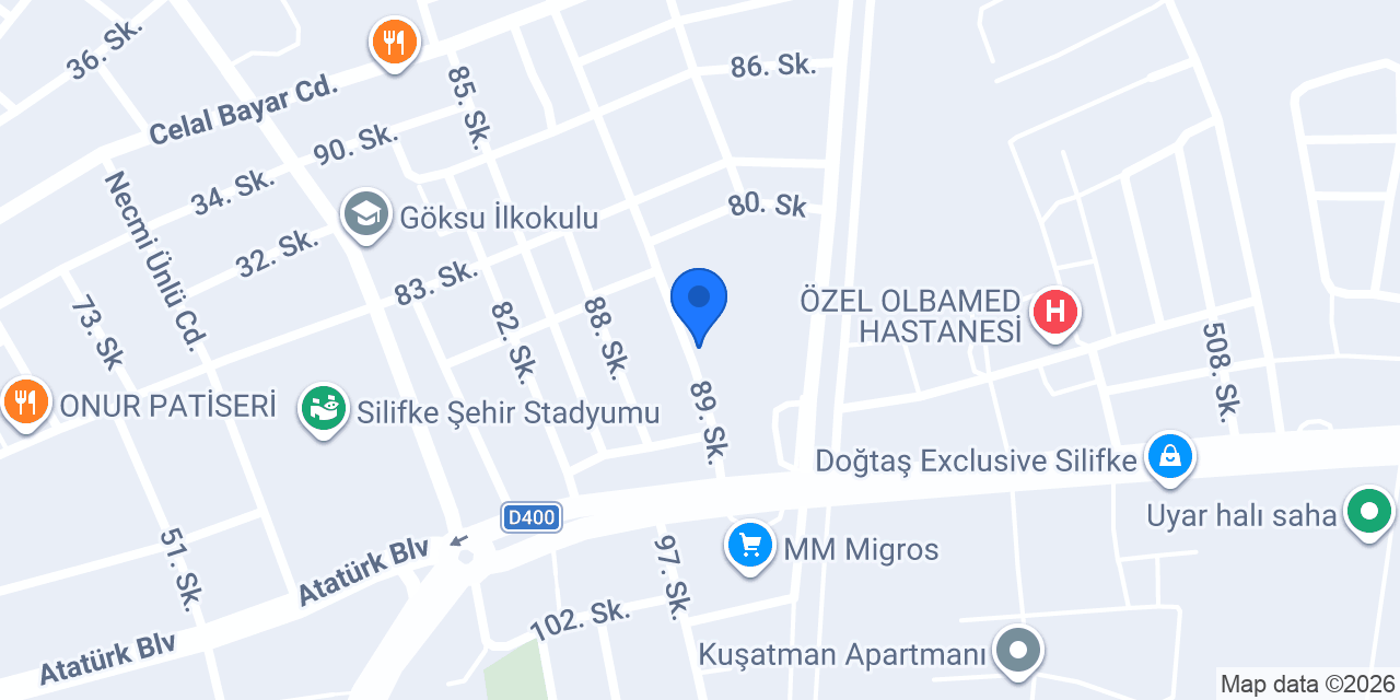 Erkek kuaförü tunahan konumu