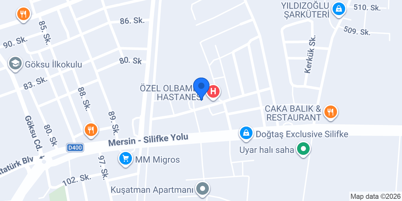 SİLİFKE OPTİK konumu