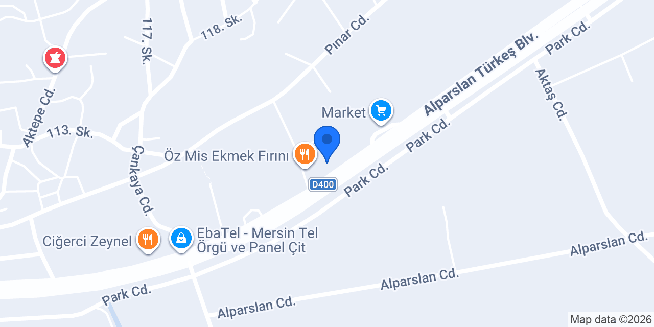 Çetin Oto Kaporta konumu