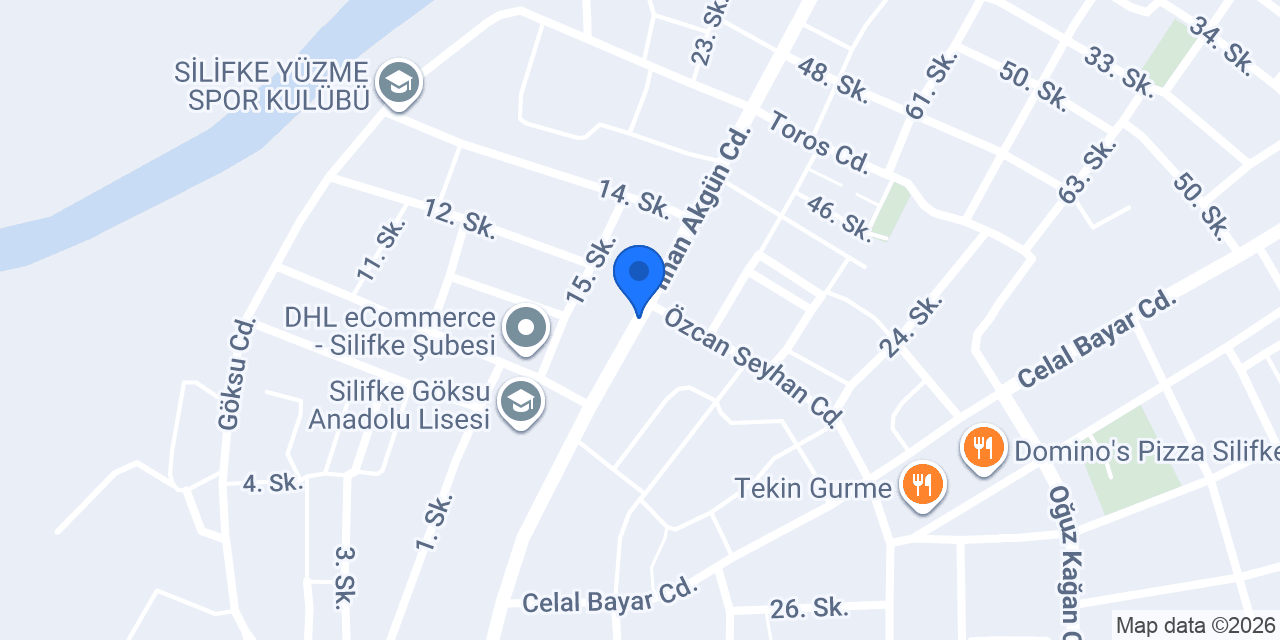 Uğur Kasap Silifke konumu