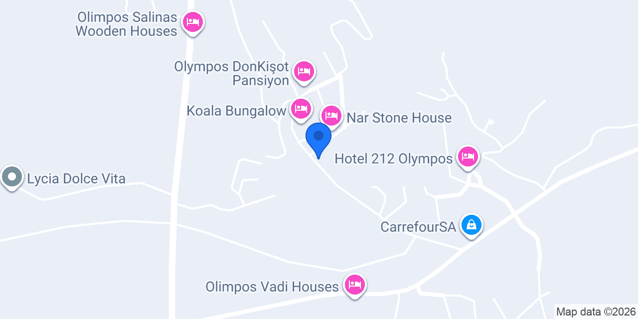 Rota Olympos Karavan Park Alanı konumu