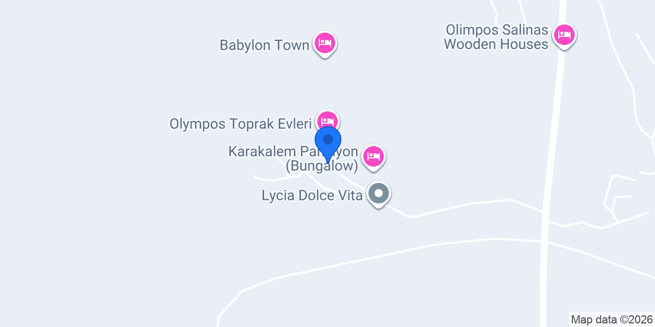 Eskibeyaz Bungalow Olympos konumu