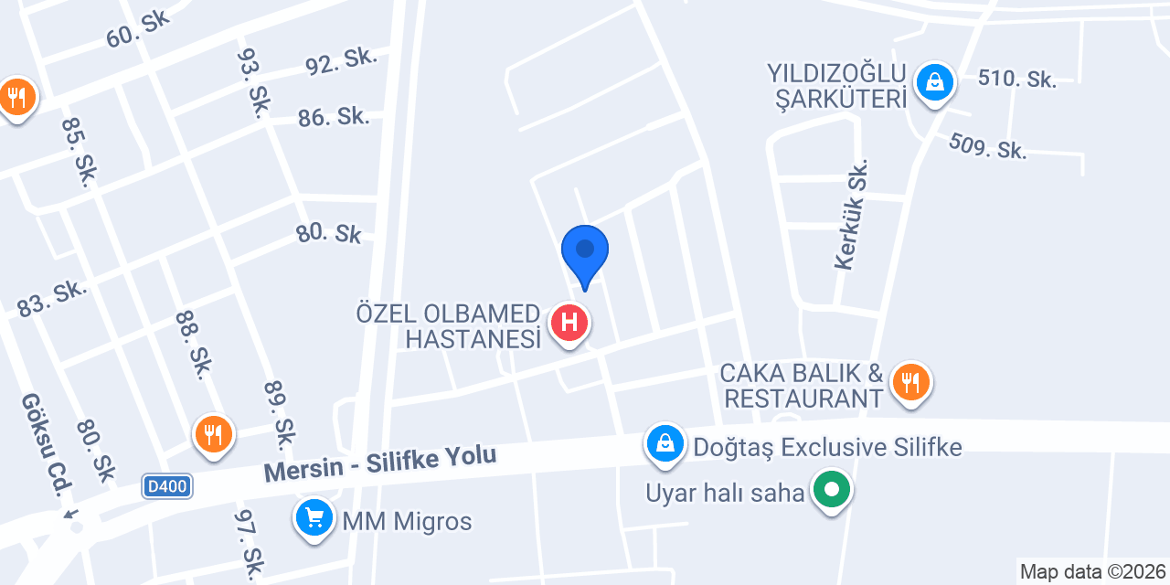 SERİN OTOMOTİV konumu