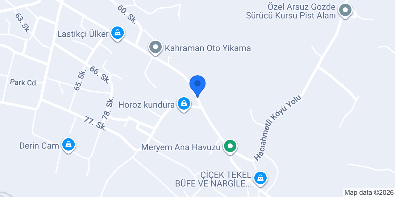 Horoz Tavukçuluk konumu