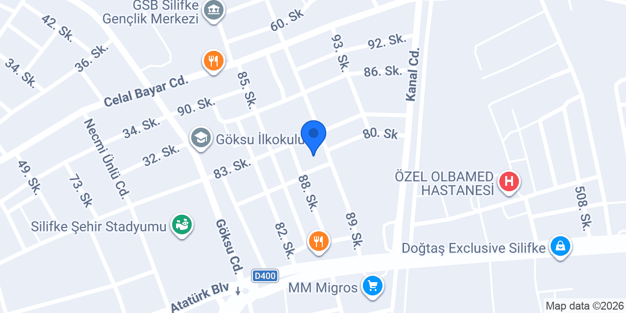 Merve Pilates Stüdyo konumu