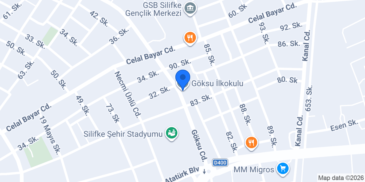 Göksu İlkokulu konumu