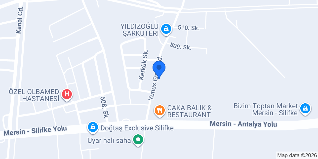 Olbavet Veteriner Kliniği konumu