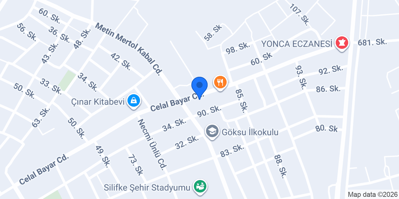 SİLİFKE YUFKA konumu