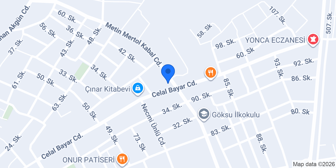 Expres halı yıkama konumu