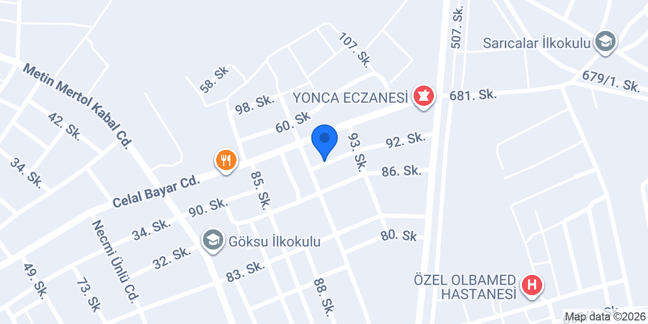 Mekan Oto Yıkama konumu