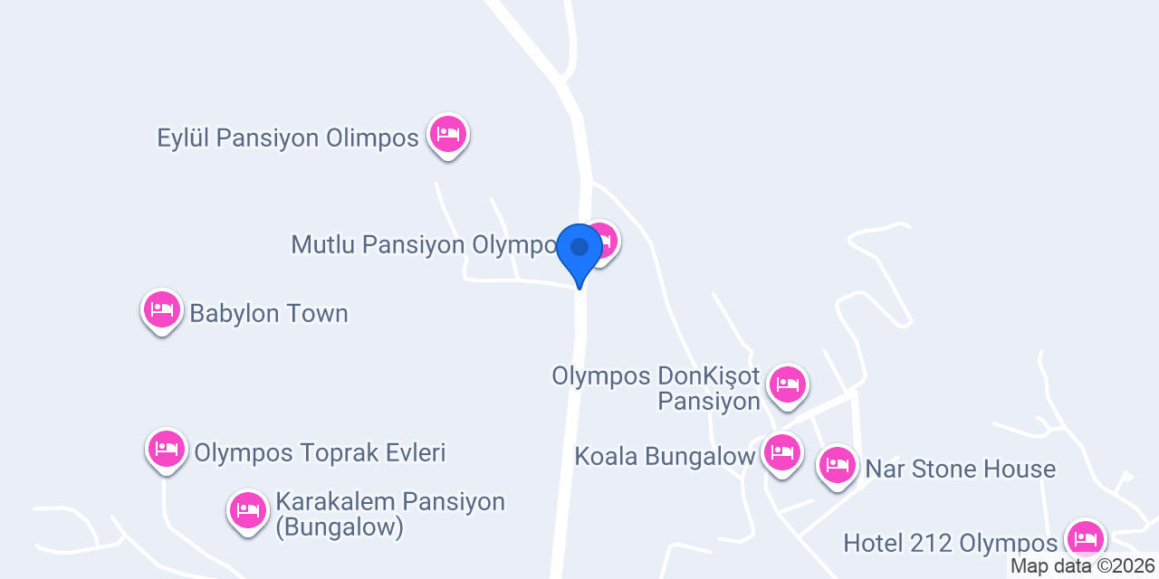 Asmalı Köşk Pansiyon konumu