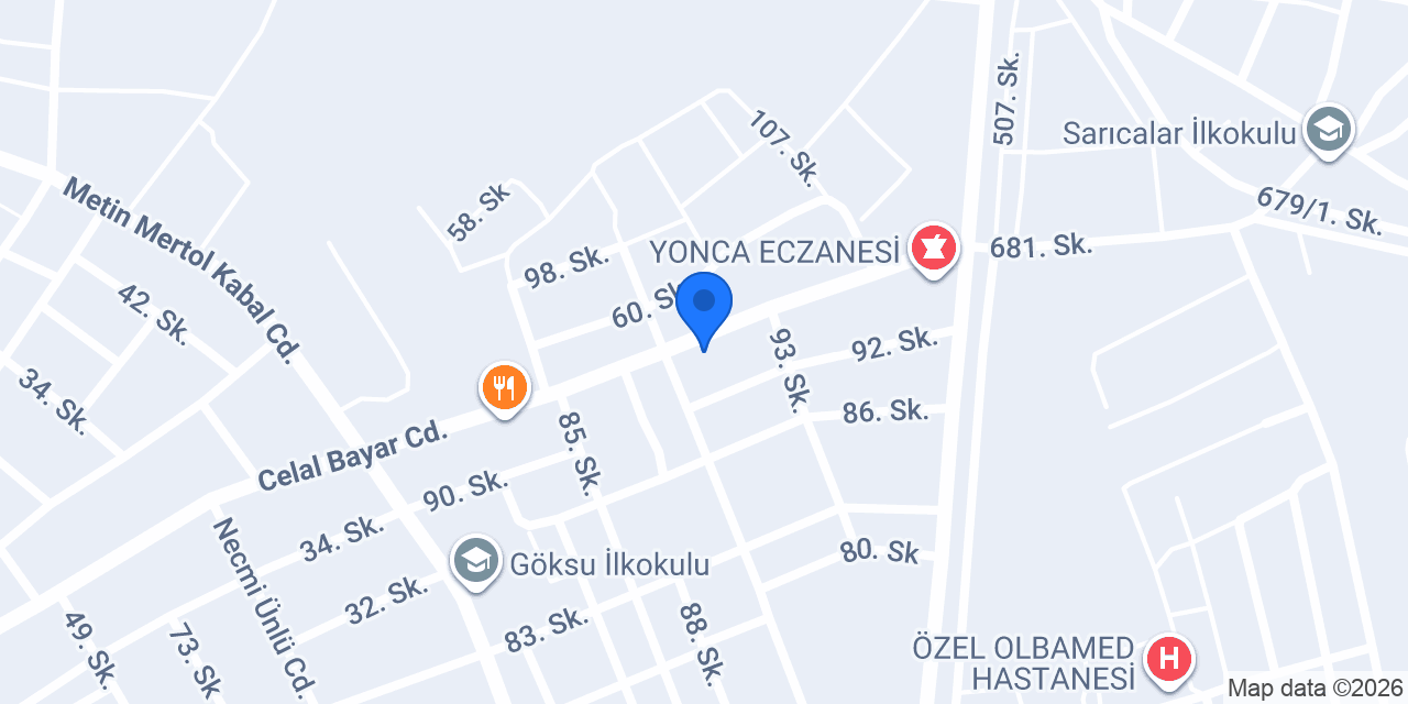 Taze Express konumu