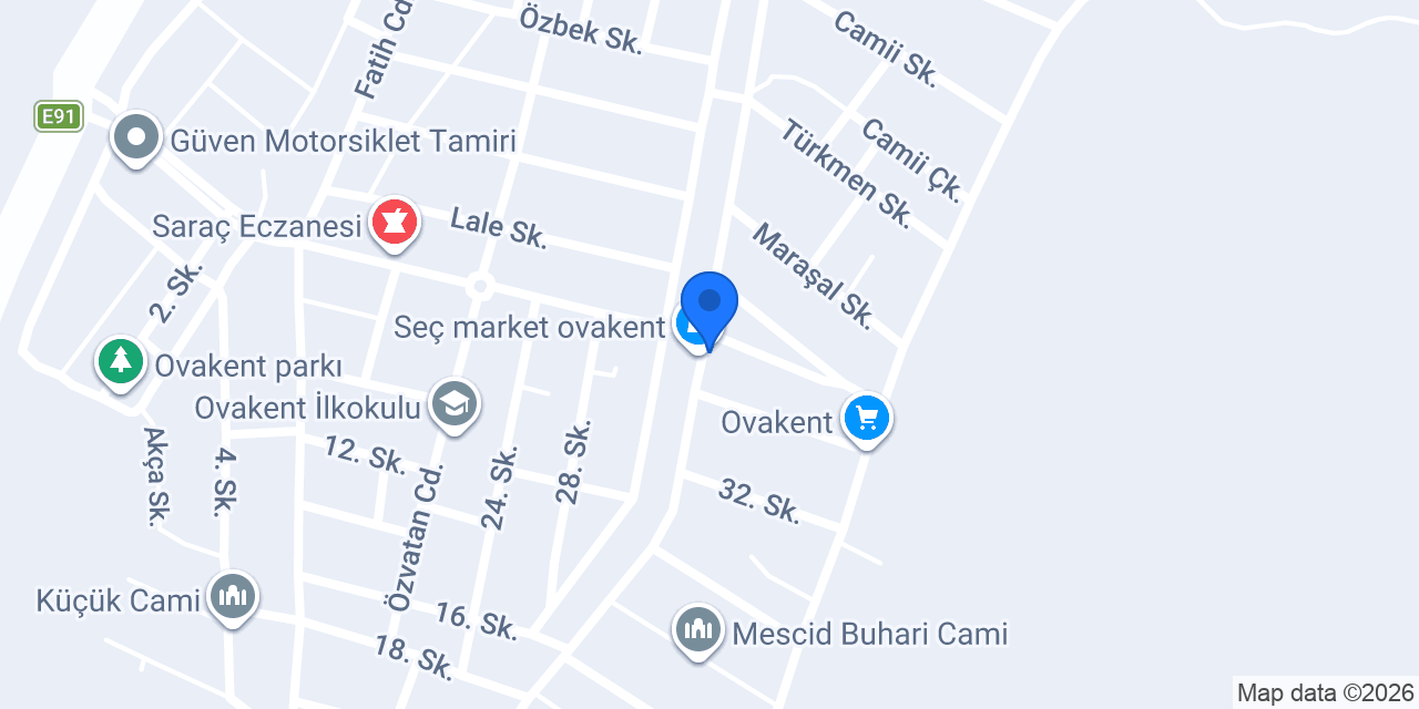 Ovaket künefe konumu