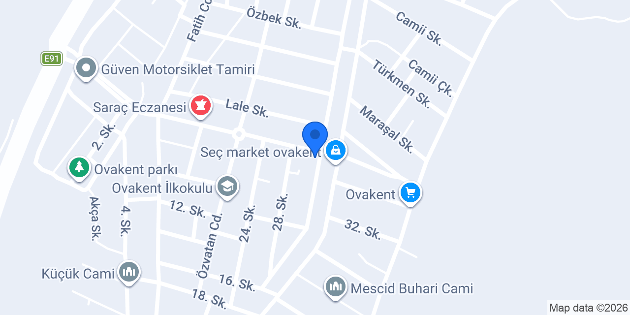 Akça Ticaret konumu