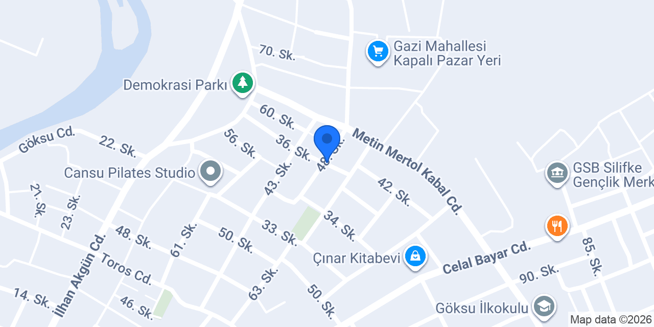 Pi Teknik Silifke konumu