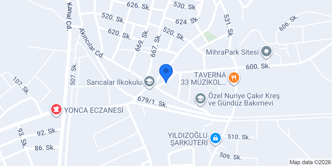 Senir Isı Yapı Market konumu