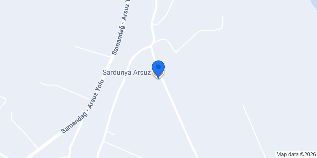 Sardunya Arsuz konumu