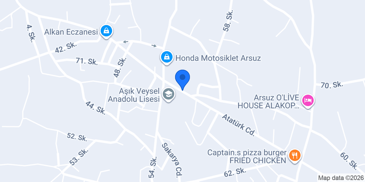 Diş Hekimi Ahmet Çapar konumu