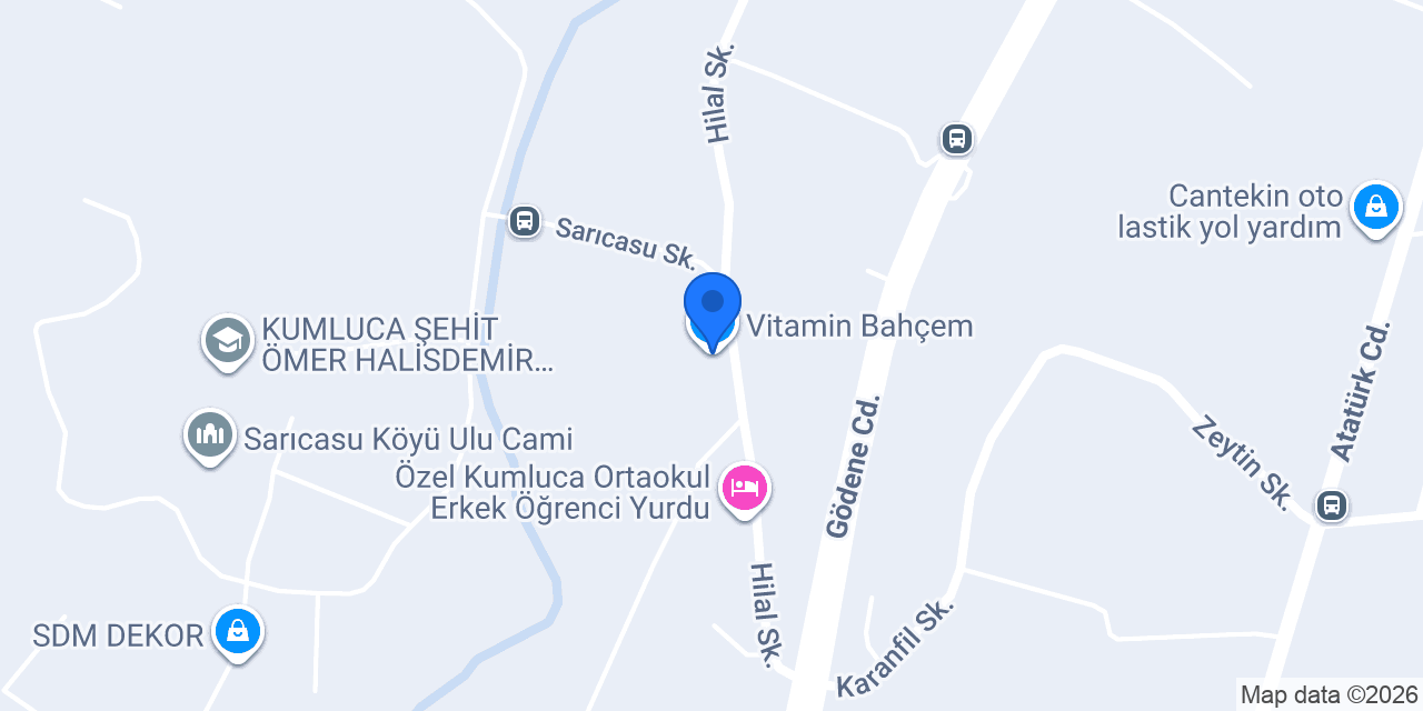 Vitamin Bahçem konumu
