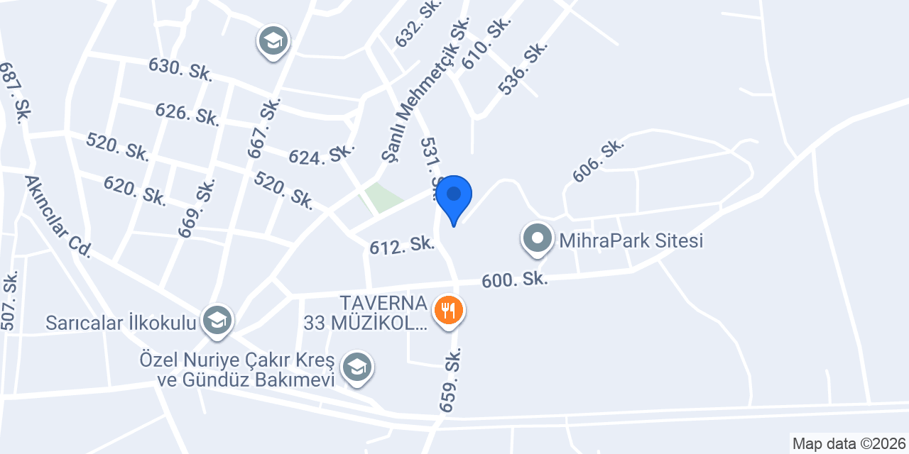 3K Teknik Servis konumu