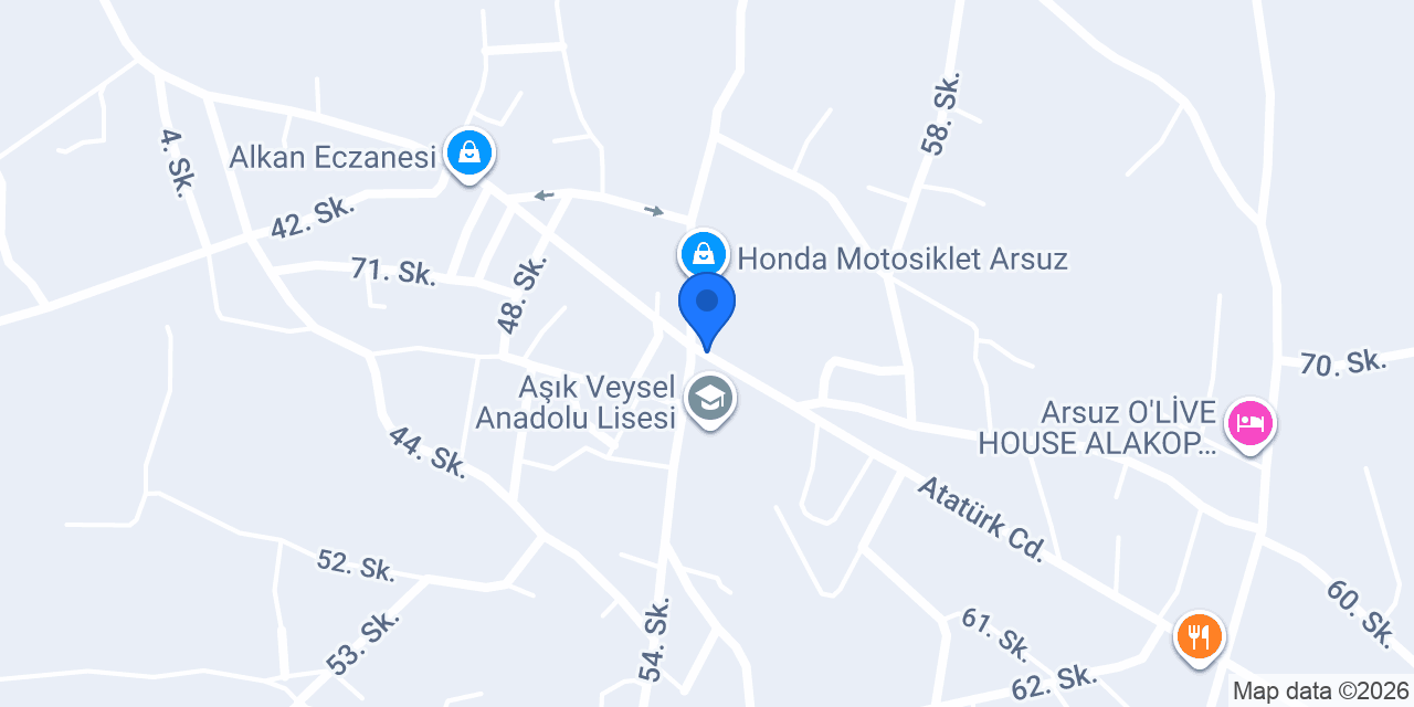 Eser Oto Kiralama konumu