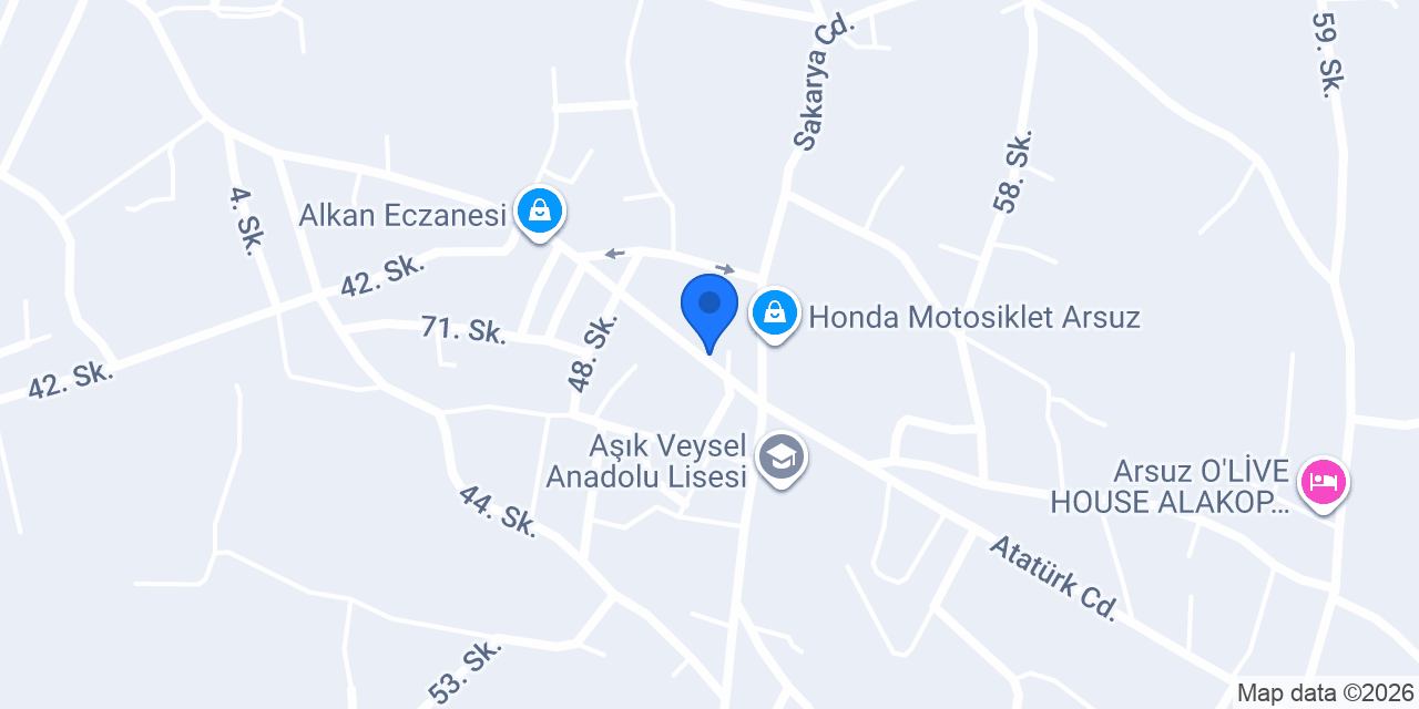 Bambu oto yıkama konumu