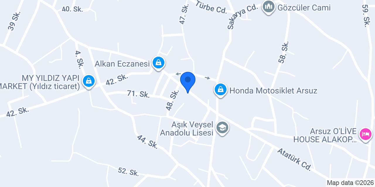 Yıldızlar Kasabı (Kasap Çetin) konumu