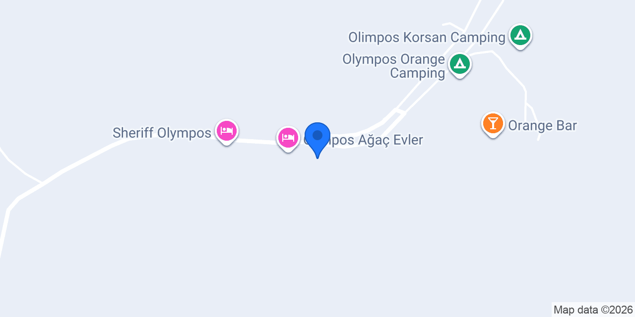 Olimpos Yakamoz Pansiyon konumu