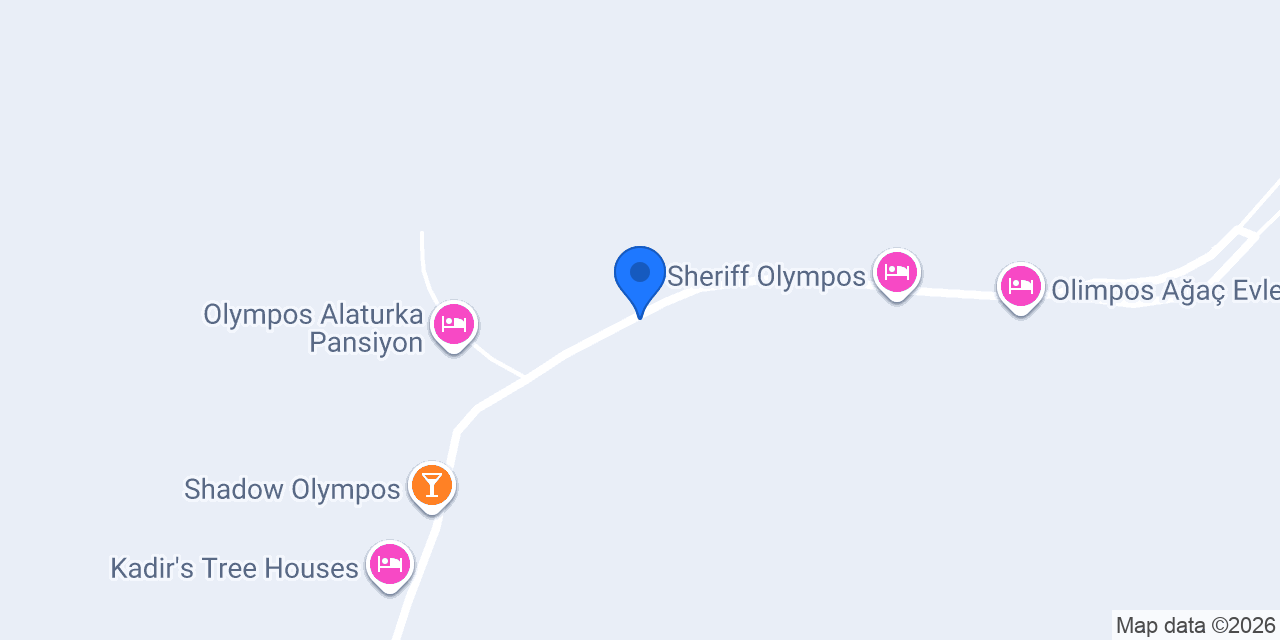 Asilay Camping Olympos konumu