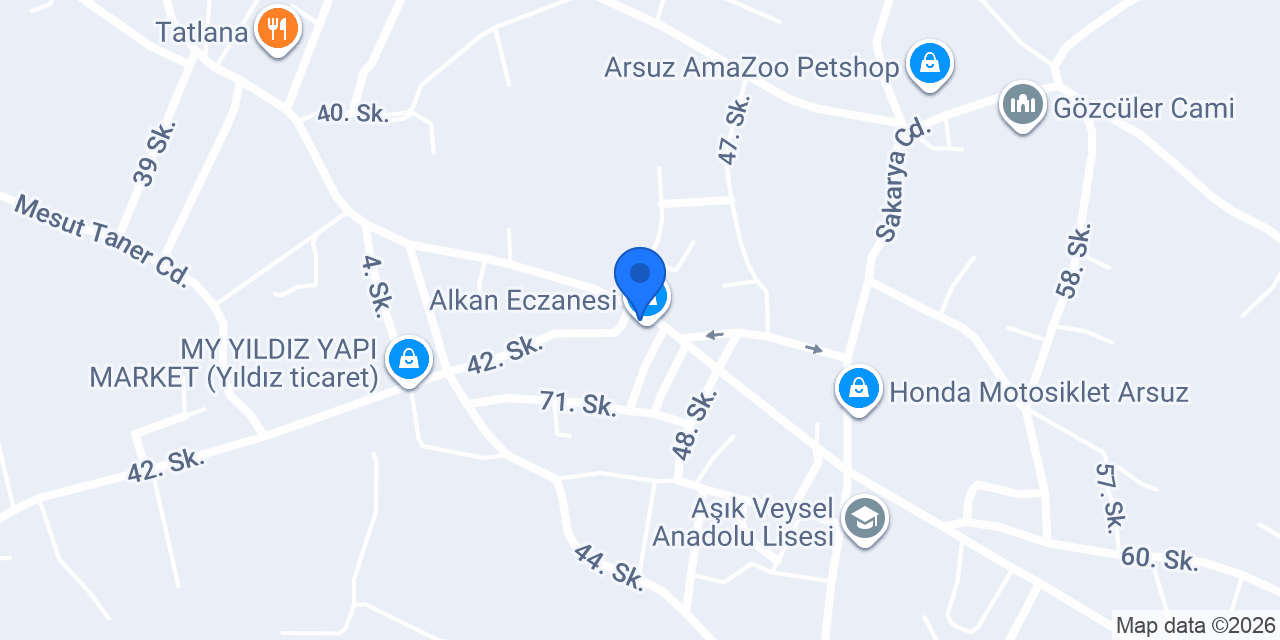 Arsuz Keleş Emlak konumu