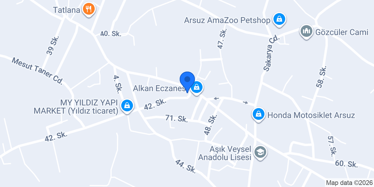 Gözcüler Eczanesi konumu