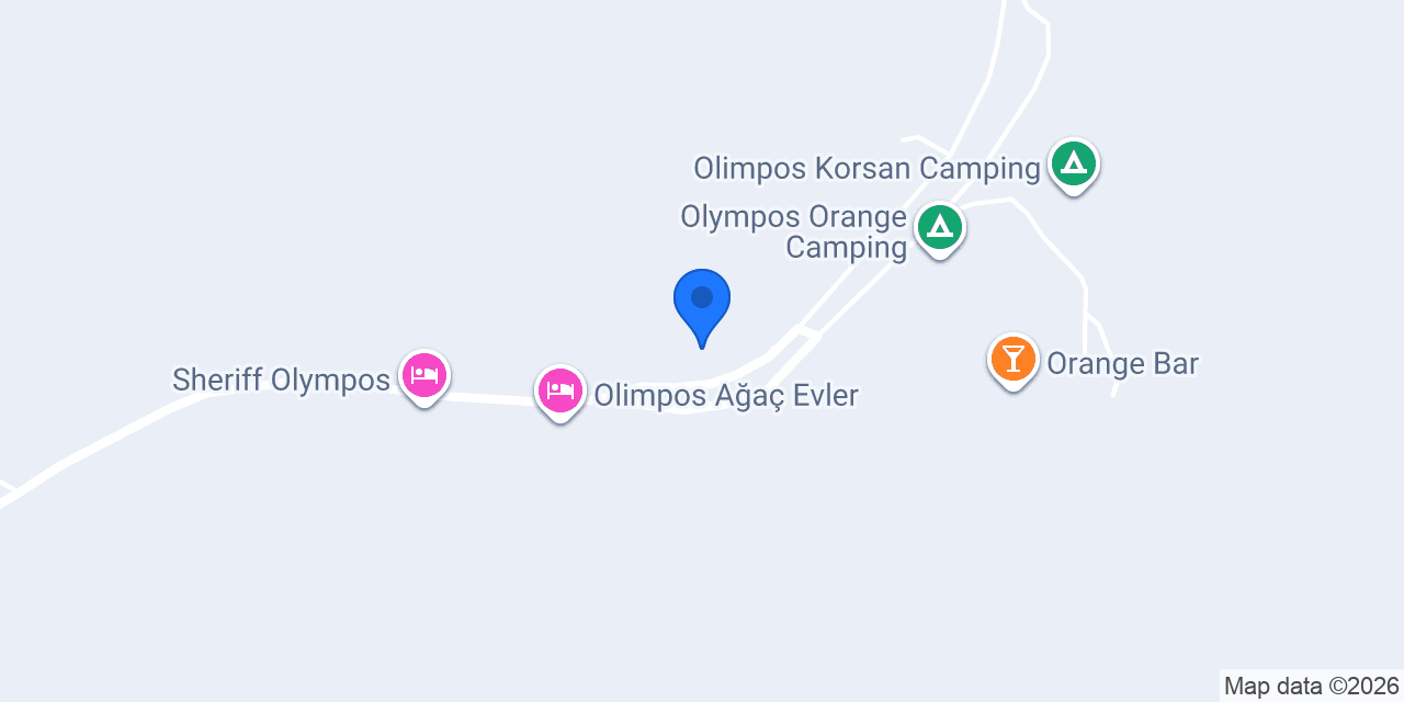 Olympos Orange Bungalows konumu