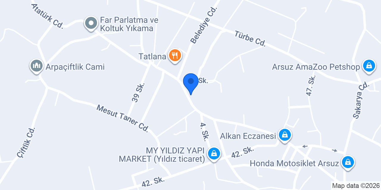 Metin Mobilya konumu