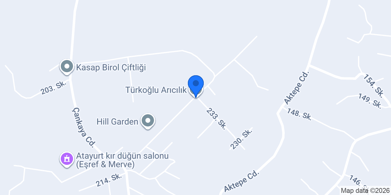Türkoğlu Arıcılık konumu
