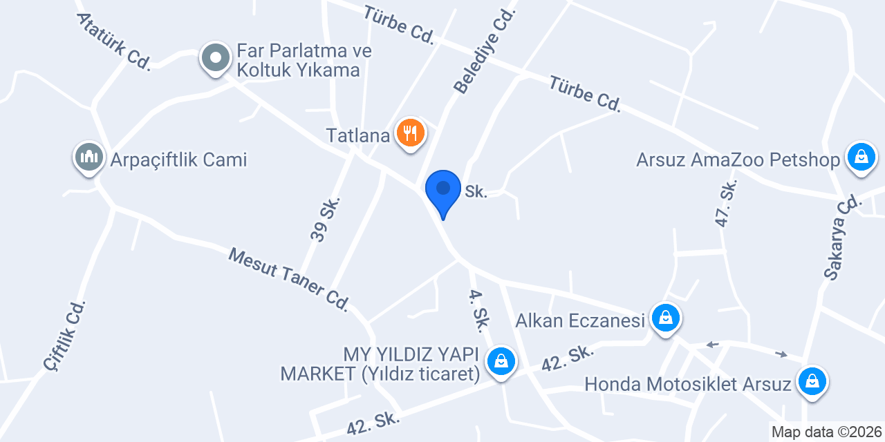 Şok Market konumu