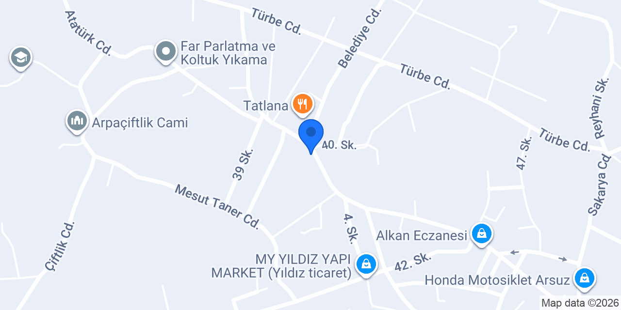 Uruç Kardeşler Oto Tamir konumu