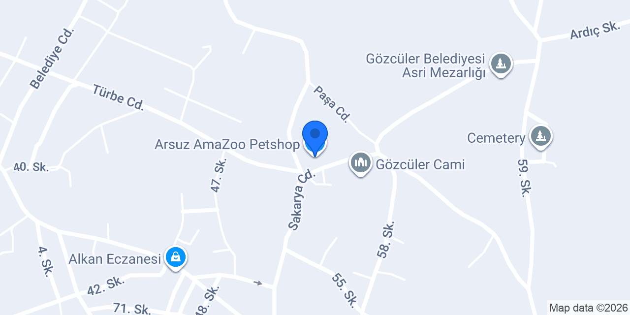 Arsuz AmaZoo Petshop konumu