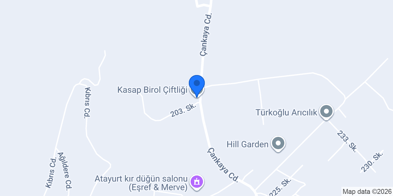 Kasap Birol Çiftliği konumu