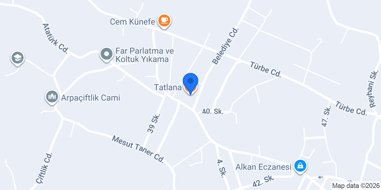 Tatlana konumu