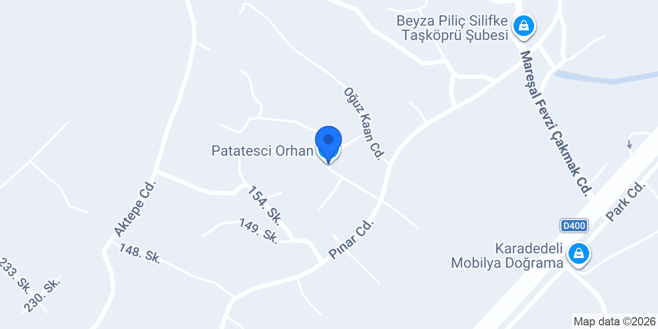 Patatesci Orhan konumu