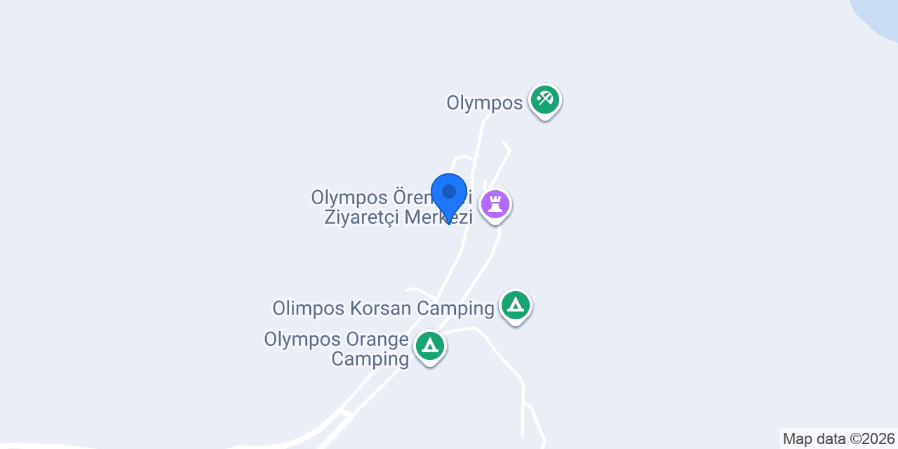 Deniz Cafe Olympos konumu