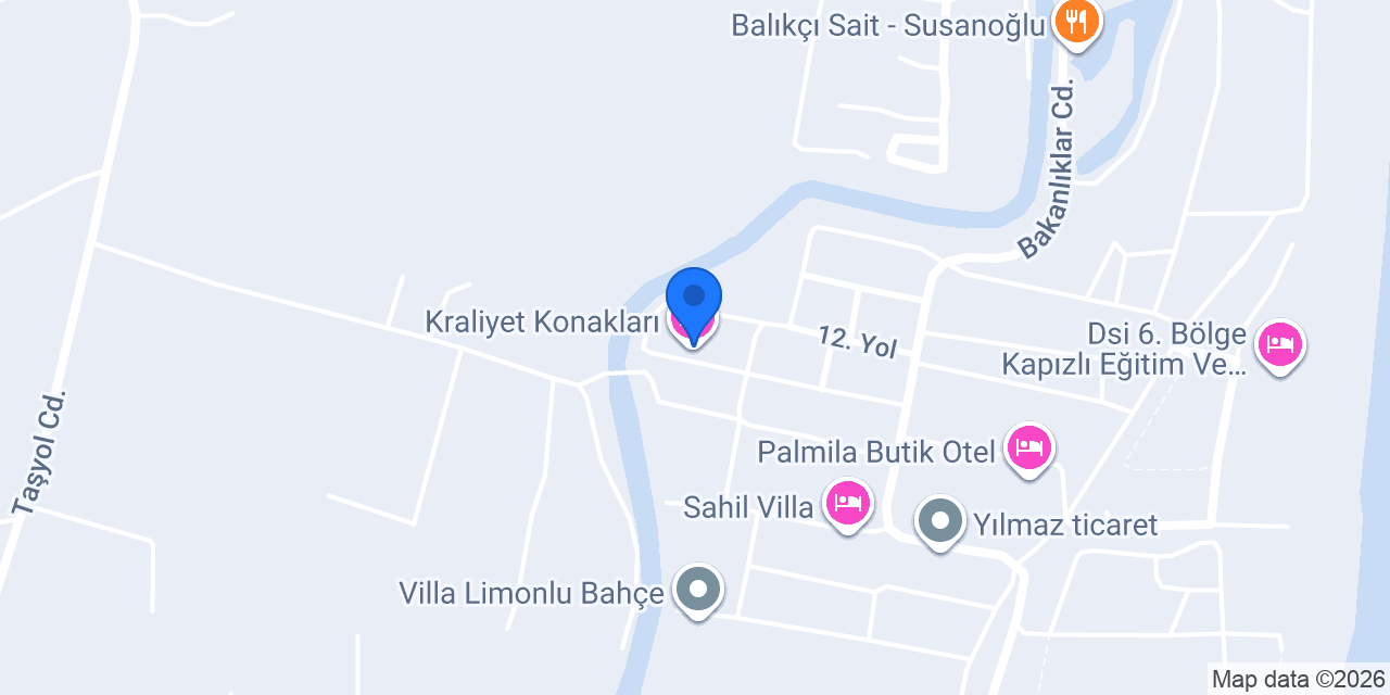 Kraliyet Konakları konumu