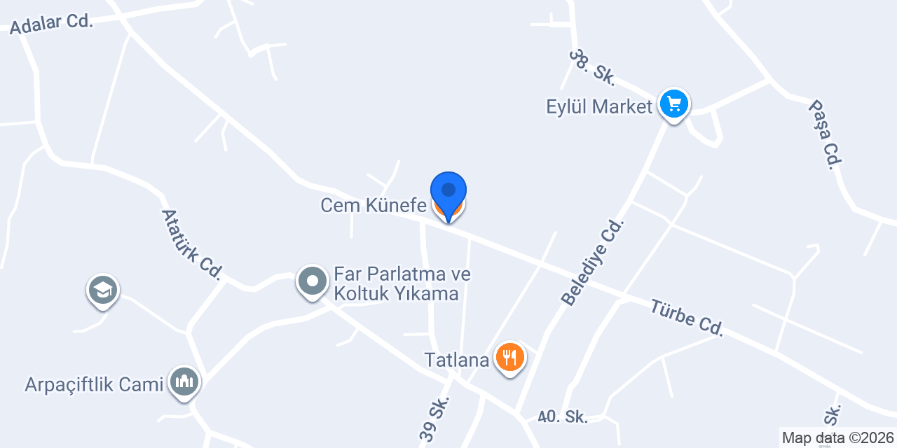 Cem Künefe konumu